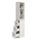 Armário para Banheiro com 2 Prateleiras Ajustáveis e 3 Gavetas