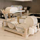 ESCORREDOR DE PRATOS DE ALUMÍNIO 2 CAMADAS