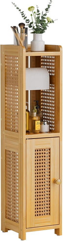 Gabinete Organizador de Banheiro em Bambu