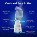 Inhalador nasal Vicks - Alivio de vapor sin medicación para alergias, congestión, tos y resfriados, vaporizador vocal, calma las vías nasales y de la garganta, funciona con VapoPads (1 incluido)