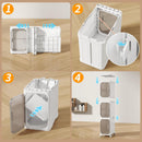 Armário de Armazenamento Fino de Banheiro