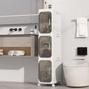 Armário de Armazenamento Fino de Banheiro