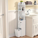 Armário Organizador Compacto de Banheiro com 5 Prateleiras