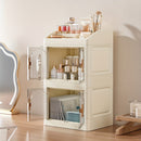 Organizador de Armazenamento de Cosméticos Estilo Creme de 3 Camadas
