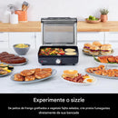 Grill Sem Fumaça para Uso Interno, Placa Antiaderente - Bivolt