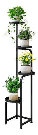 Soporte Para Plantas De Metal Con 4 Niveles