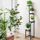 Soporte Para Plantas De Metal Con 4 Niveles