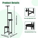 Soporte Para Plantas De Metal Con 4 Niveles