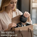 Mini Escova Alisadora de Cabelo Sem Fio Portátil