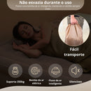 Colchão Inflável Queen Casal Com Bomba Elétrica Impermeável Respirável Suporta 300kg Silencioso