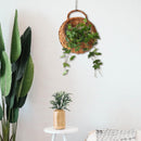 Cesta De Rattan Para Flores Médio