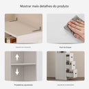 Armário para Banheiro com 2 Prateleiras Ajustáveis e 3 Gavetas