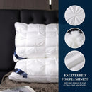 2 Travesseiro de Flor Tridimensional Torcido para Hotel