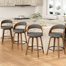 Conjunto de 3/4 Cadeiras de Bar Modernas com Enceramento