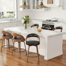 Conjunto de 3/4 Cadeiras de Bar Modernas com Enceramento