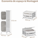 Armário de Armazenamento Fino de Banheiro